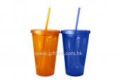 Water Cup with Straw